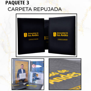 Paquete 3 Carpeta Repujada