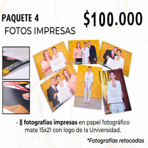 Paquete 4 Fotos Impresas